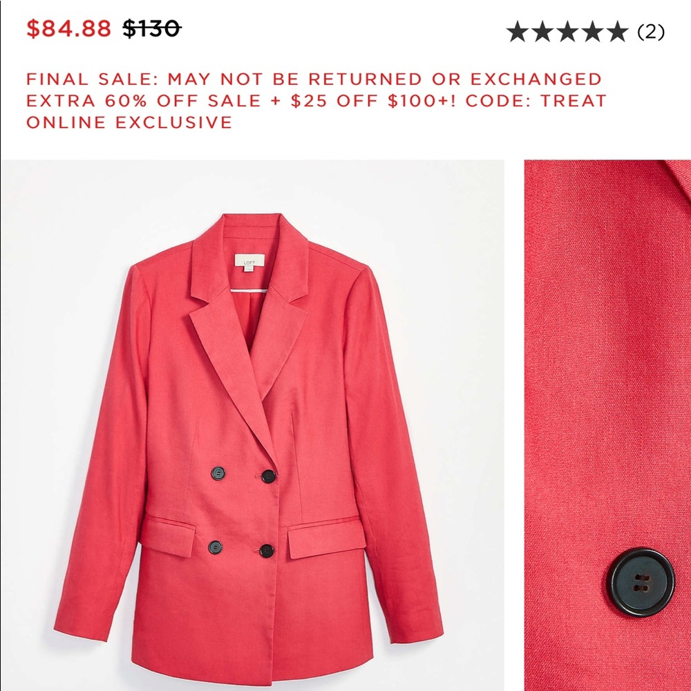 Brand new loft blazer